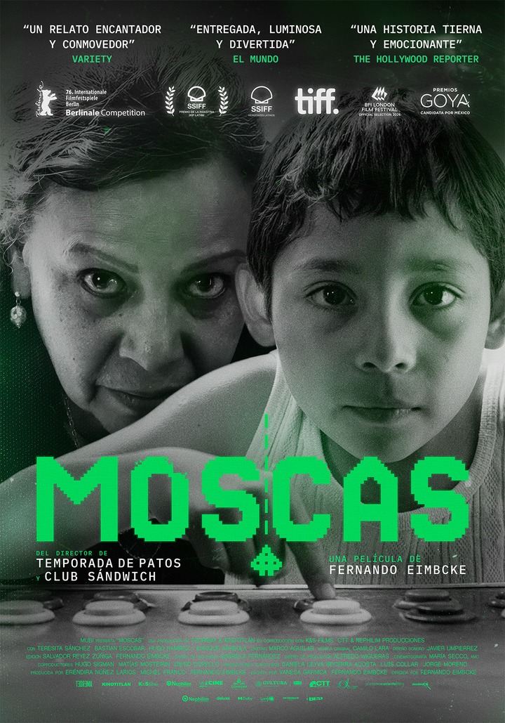 Cartel de Moscas, película dirigida por Fernando Eimbcke