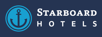 Starboard Logo in dark blue with anchor
