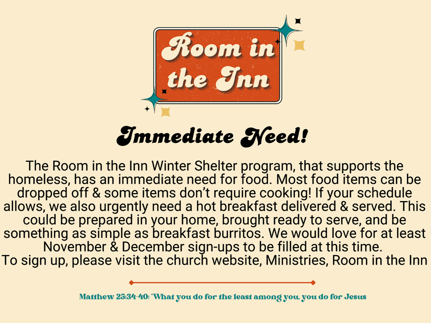 Room In The Inn