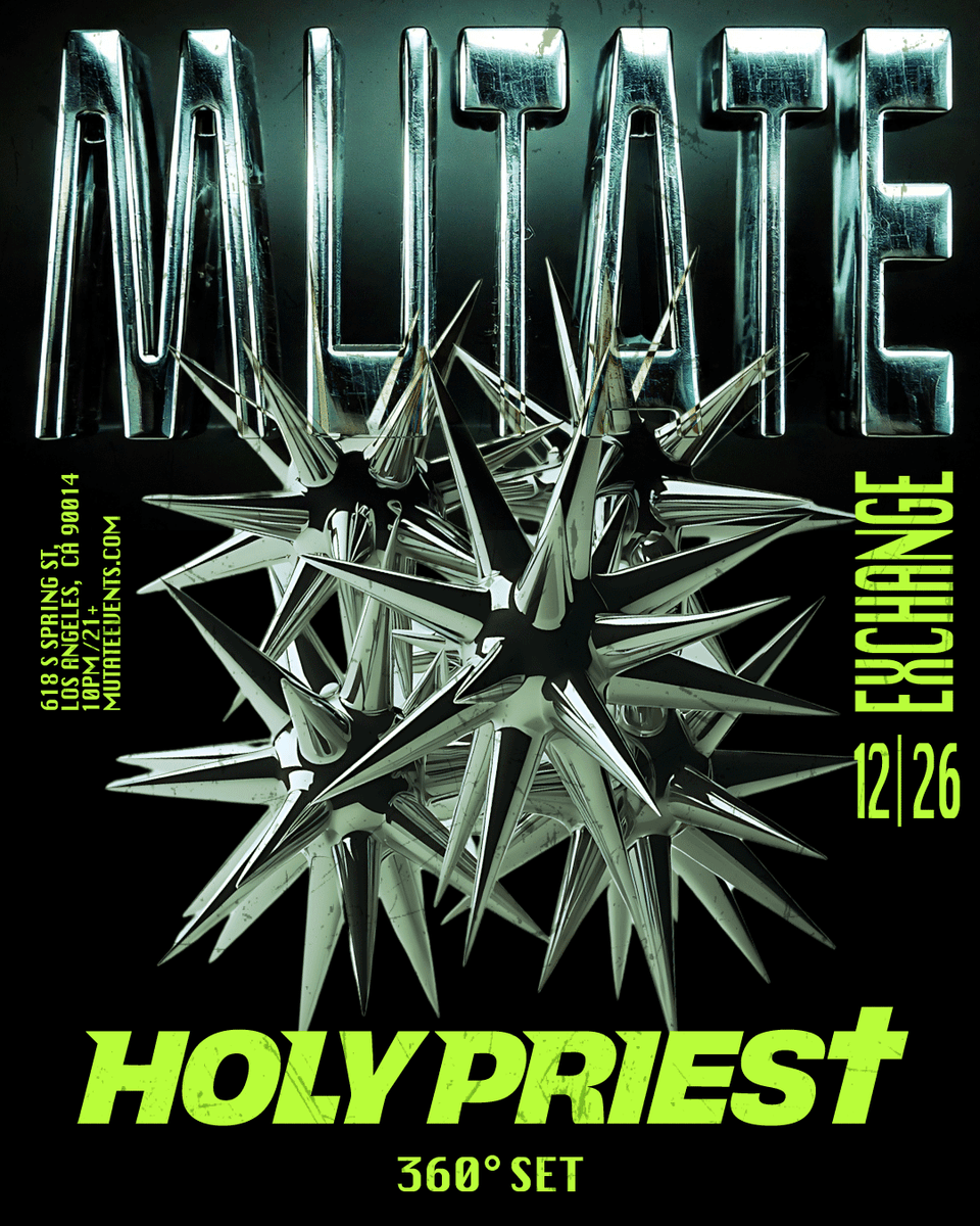 Mutate: HOLY PRIEST 360° SET EXCHANGE DECEMBER 26