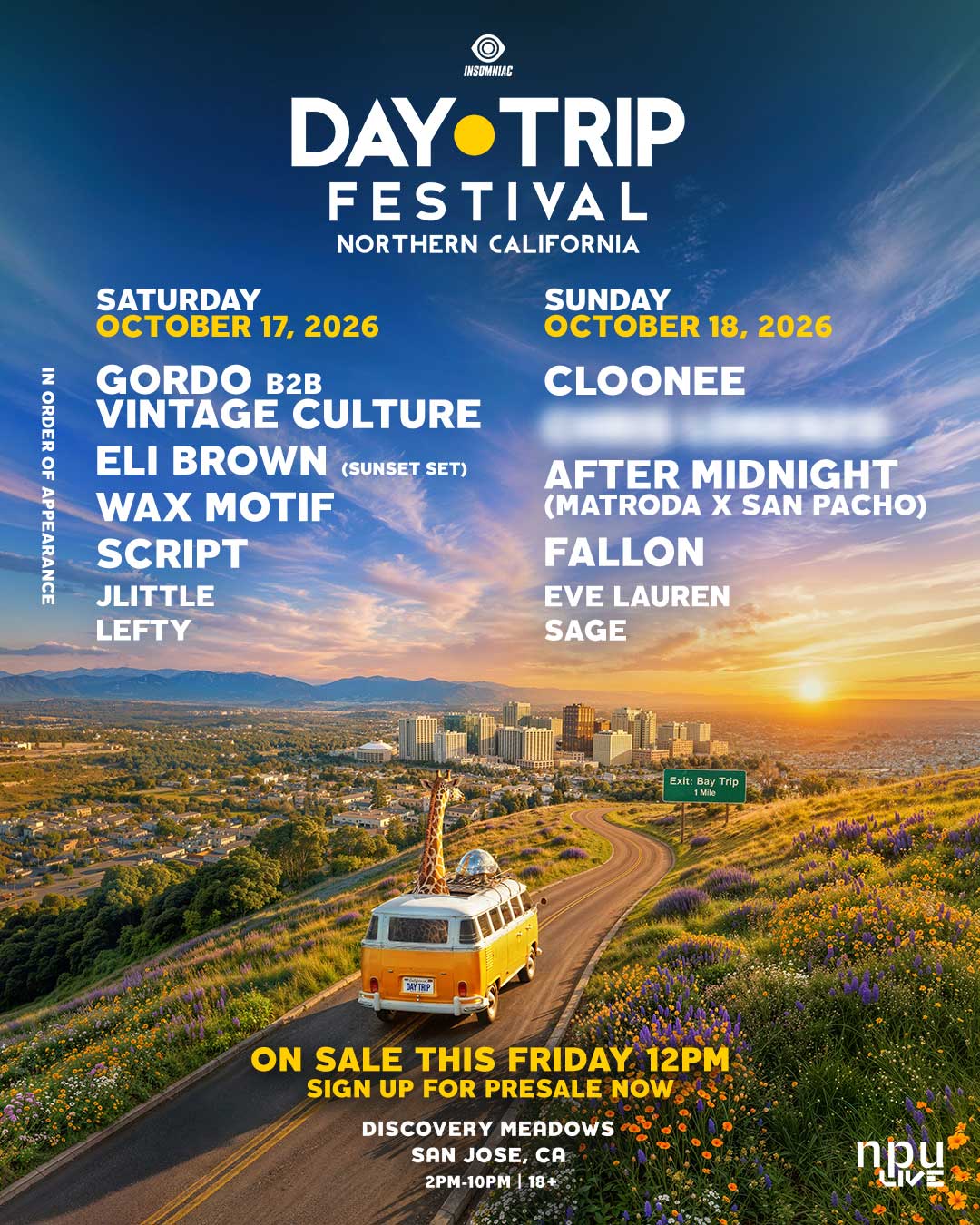 Day Trip NorCal flyer