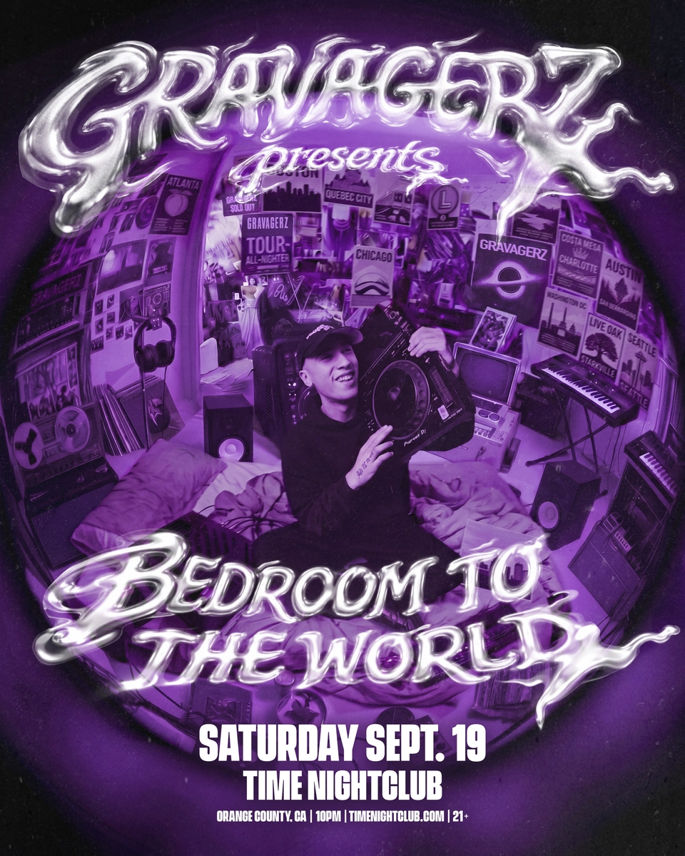 Gravagerz at TIME Nightclub Event Flyer