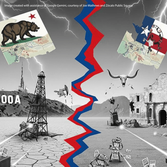 Abstract image showing gerrymandering