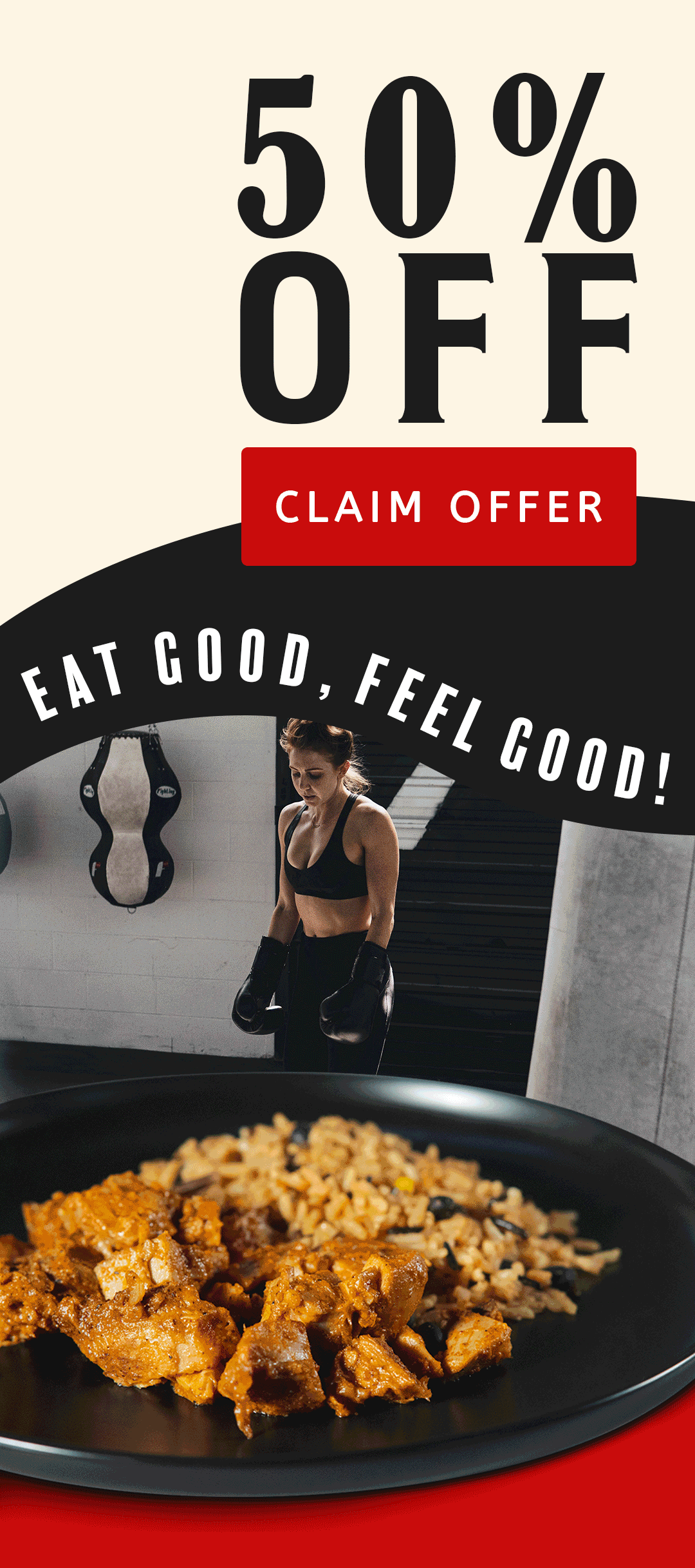 50 off readytoeat meals! Eat Clean