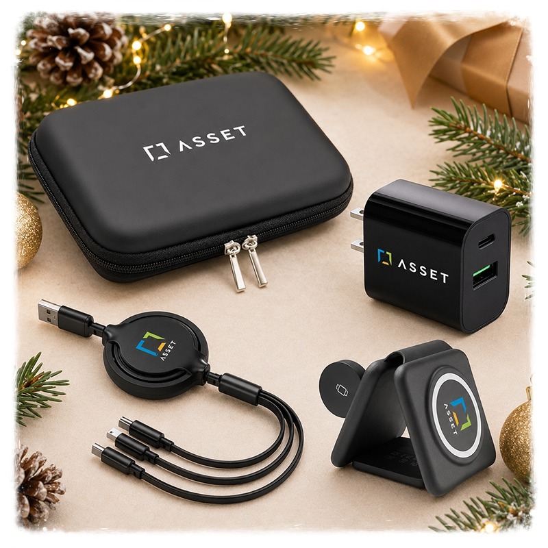 Fully Promoted has Tech Sets for Holiday Gifting.