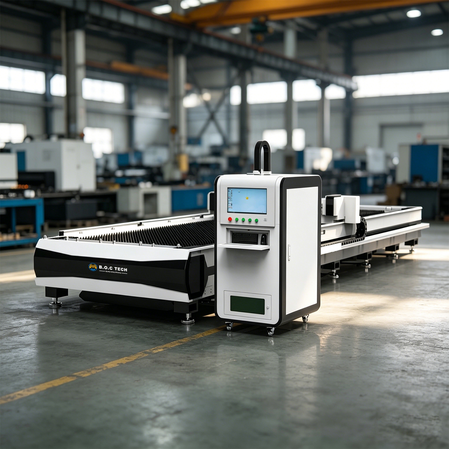 BOCTECH Fiber Laser Cutting Machine – Industrial Precision