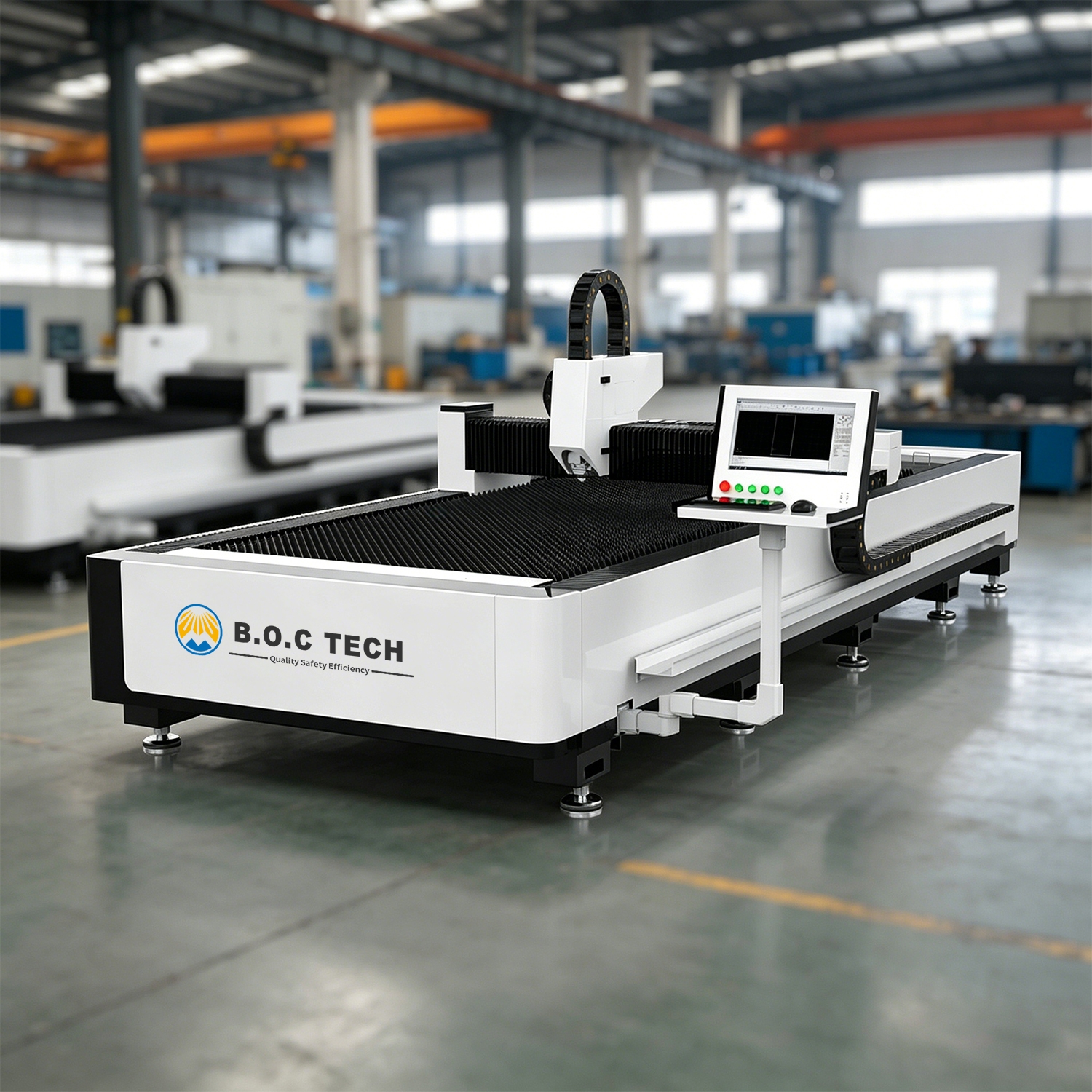 BOCTECH Fiber Laser Cutting Machine – Industrial Precision