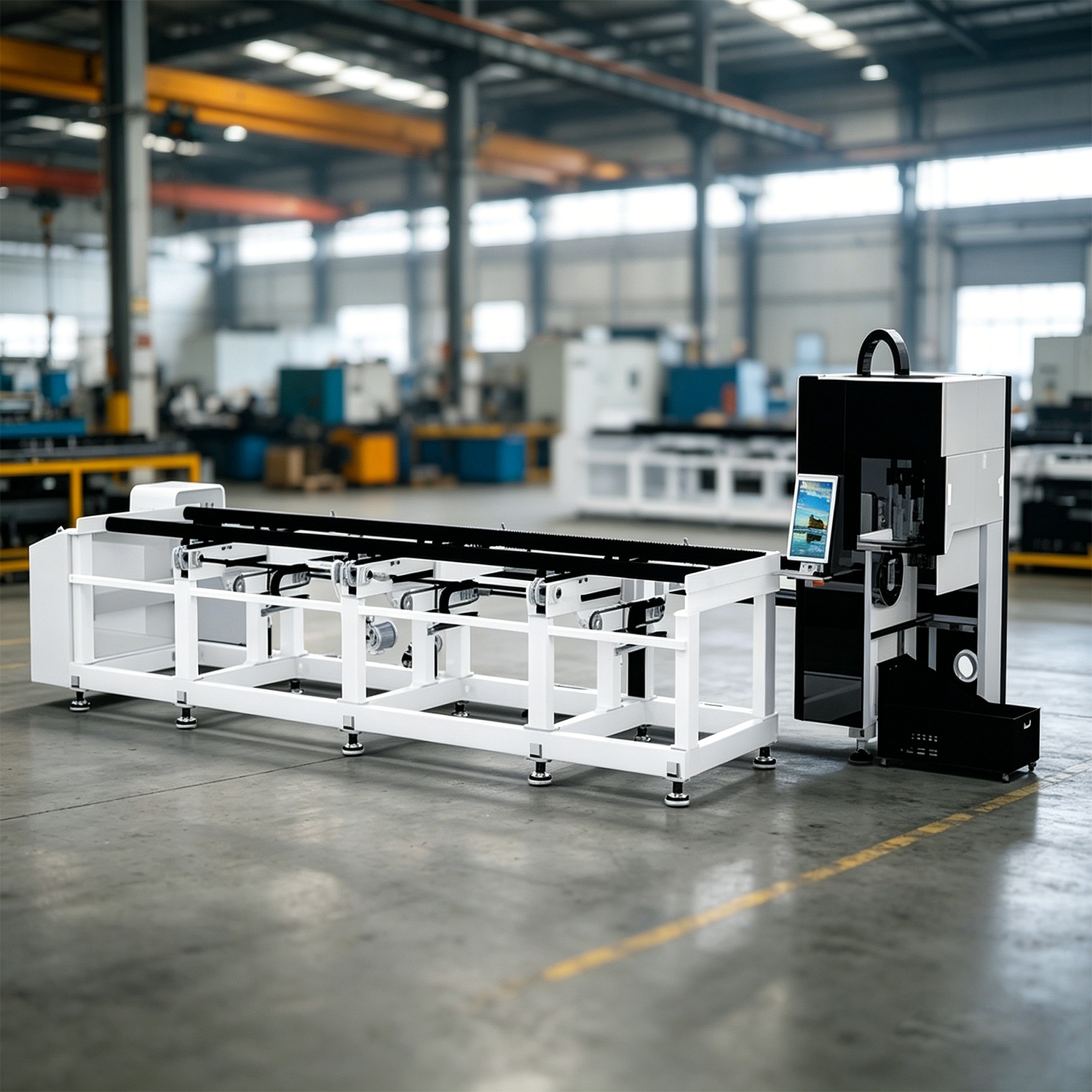BOCTECH Fiber Laser Tube Cutting Machine – Industrial Precision