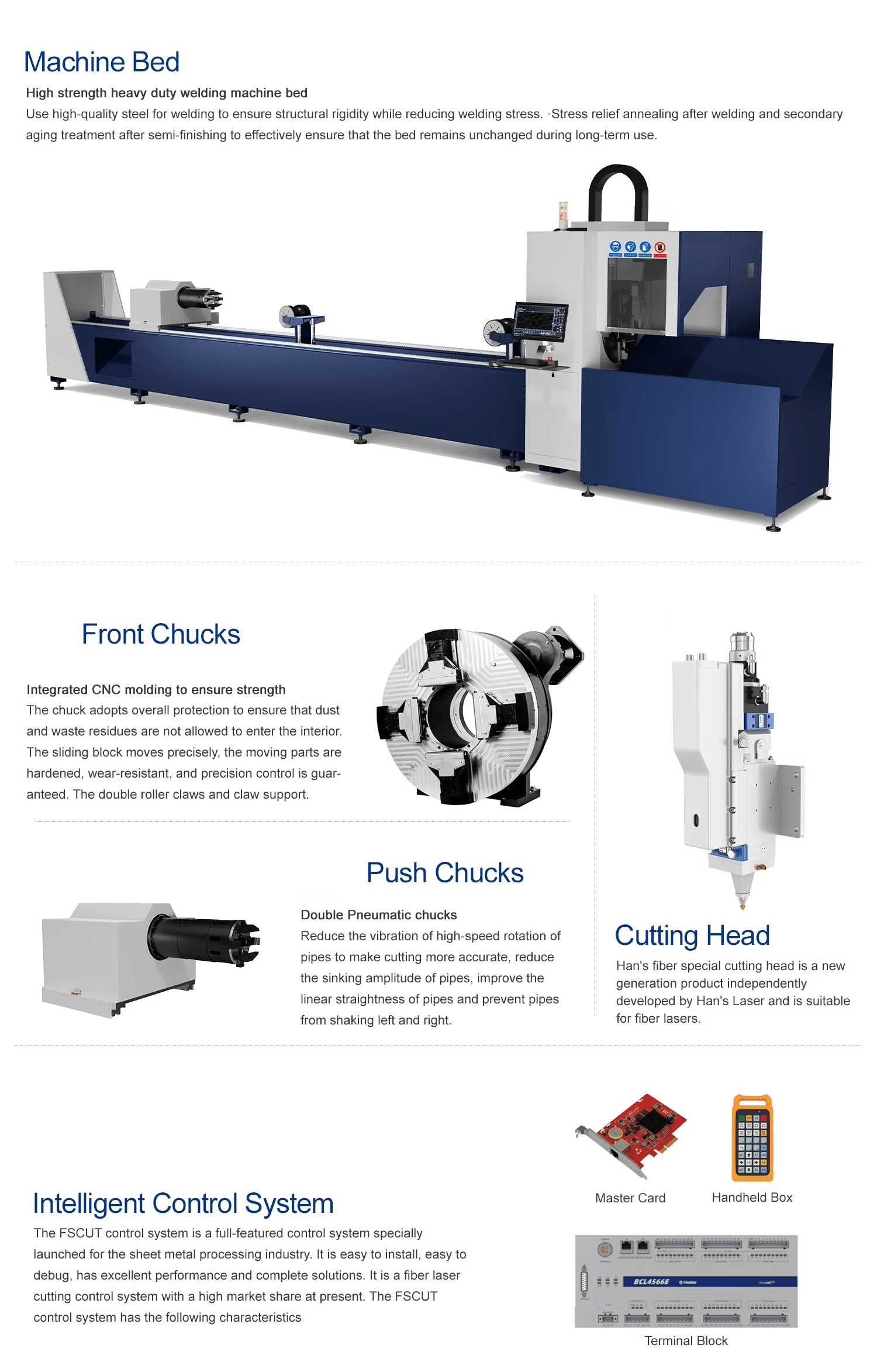 High-speed fiber laser tube cutting in action