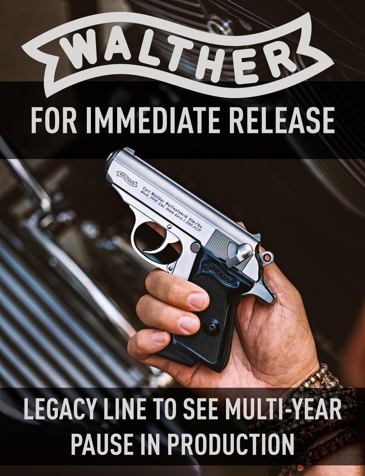 Walther Legacy PP, PPK, PPK/S Production Suspended (Hiatus)