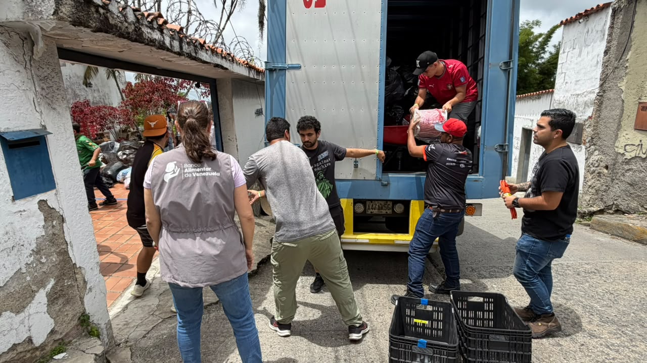 Entregas Banco de alimentos Venezuela