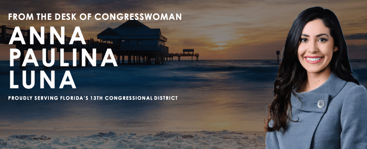 Rep. Anna Paulina Luna newsletter banner image