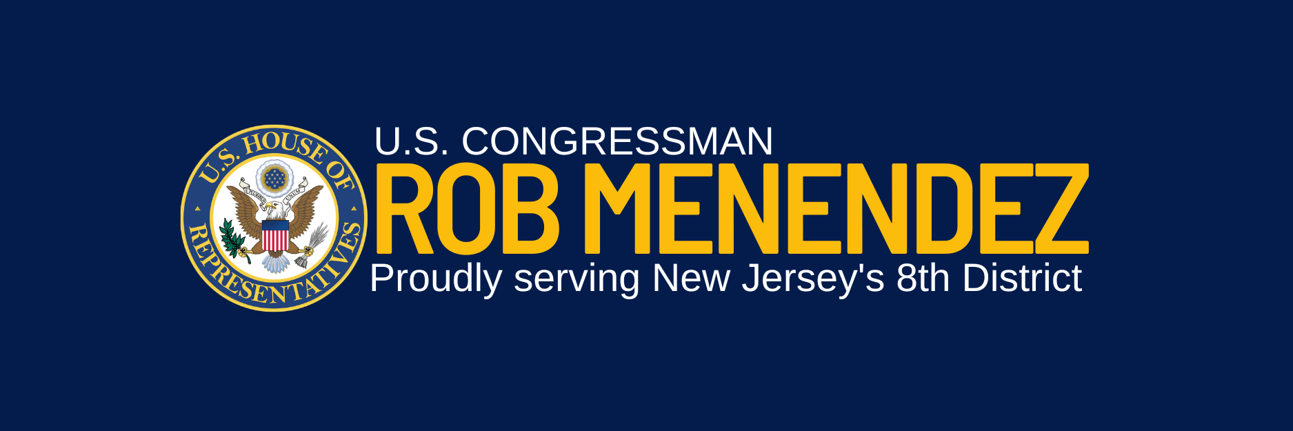 Rep. Robert Menendez Jr. newsletter banner image