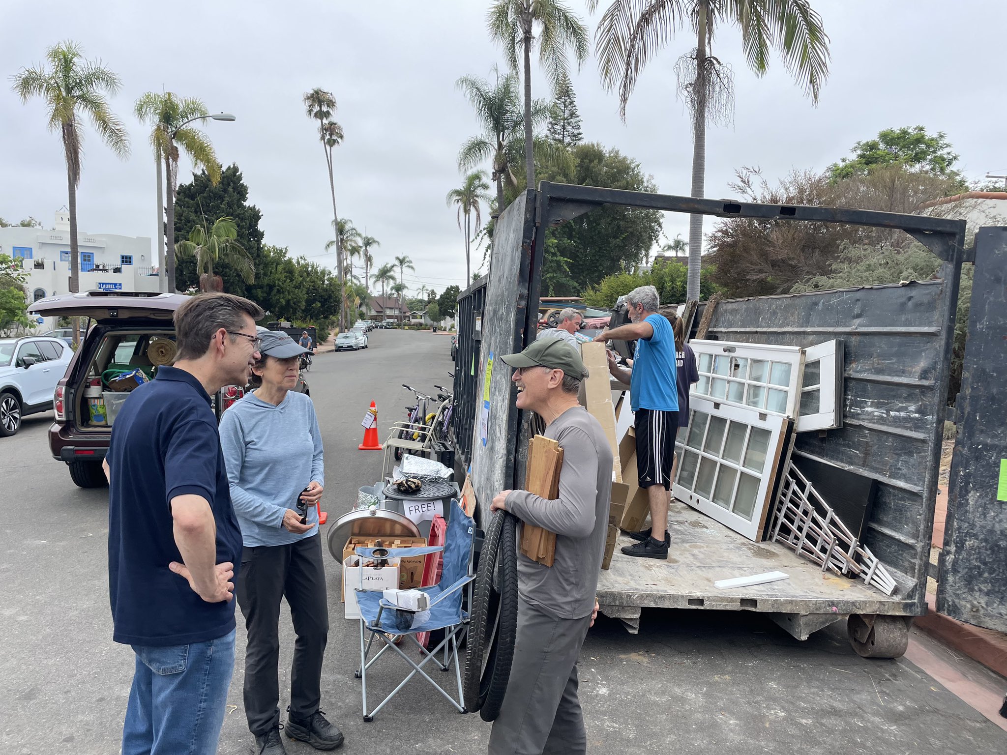 Councilmember Stephen Whitburn at South Park Dayside Walk