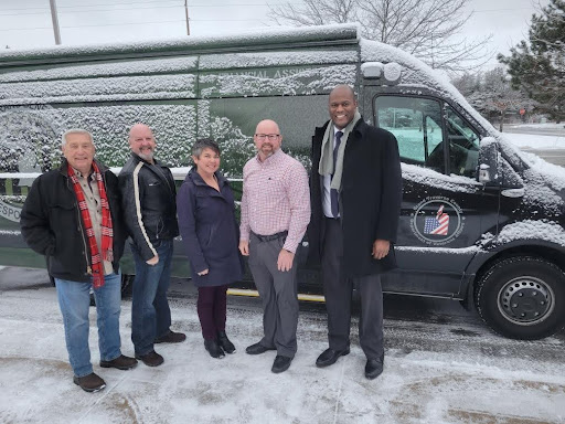Michigan State Representative Betsy Coffia pictured with Michigan House Speaker Joe Tate visit to the Grand Traverse County Department of Veterans Affairs. Michigan State Representative Betsy Coffia pictured with Michigan House Speaker Joe Tate visit to the Grand Traverse County Department of Veterans Affairs.