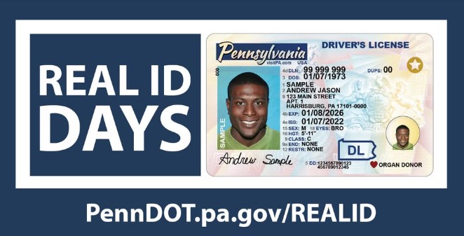An image announcing PennDOT REAL ID Days