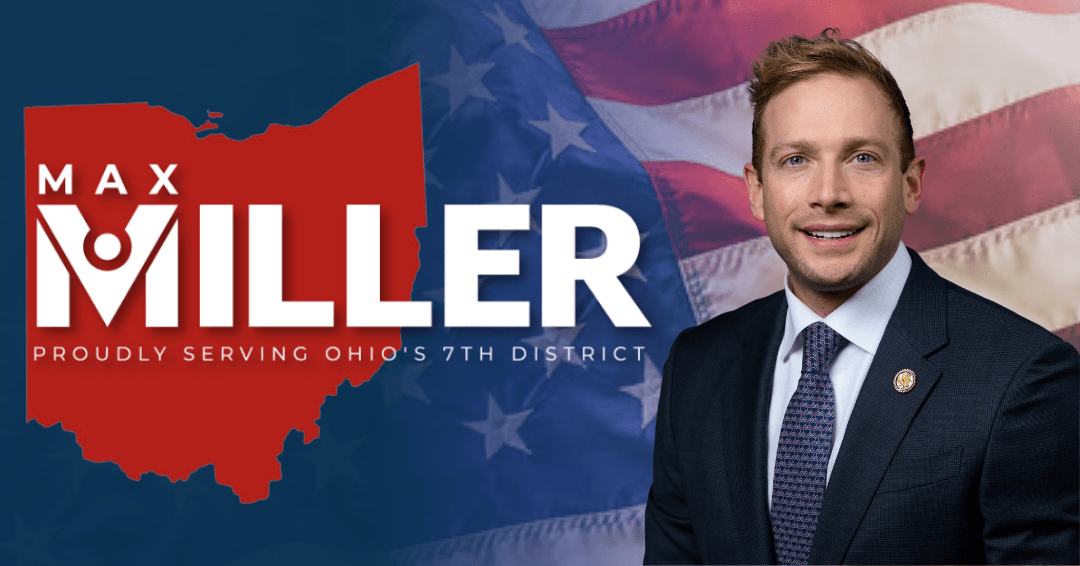Rep. Max Miller newsletter banner image