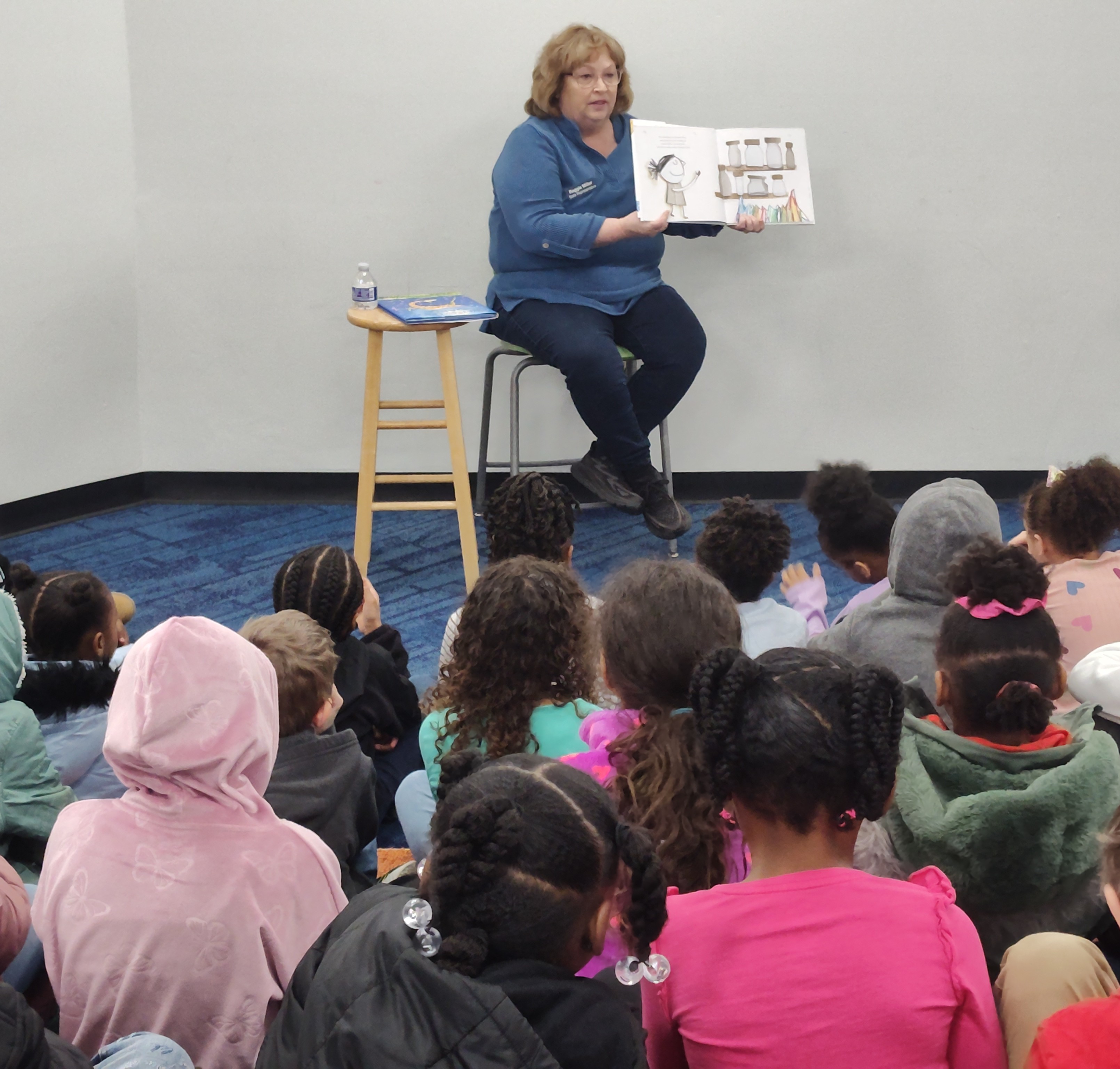 Michigan State Representative Reggie Miller reads to elementary school kids for March Is Reading Month. Michigan State Representative Reggie Miller reads to elementary school kids for March Is Reading Month.