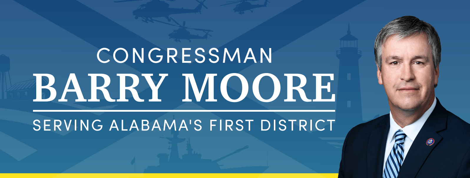 Rep. Barry Moore banner
