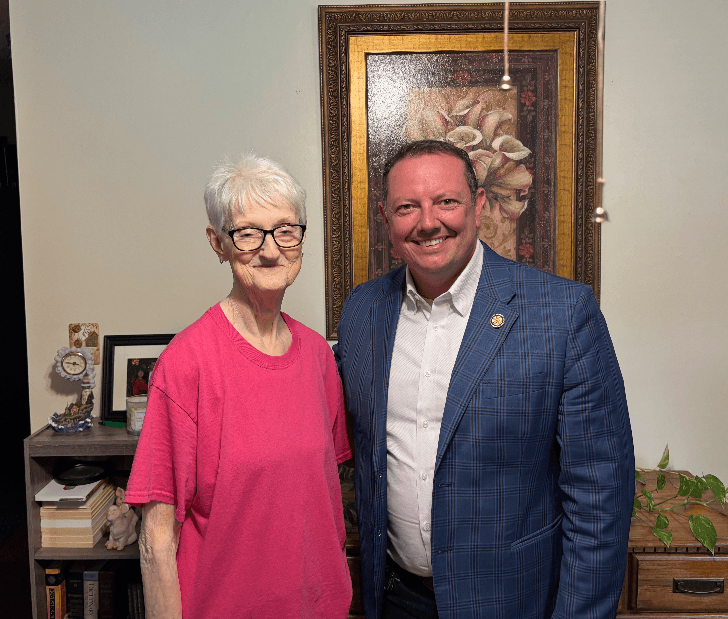 Photos with Rep. Burlison