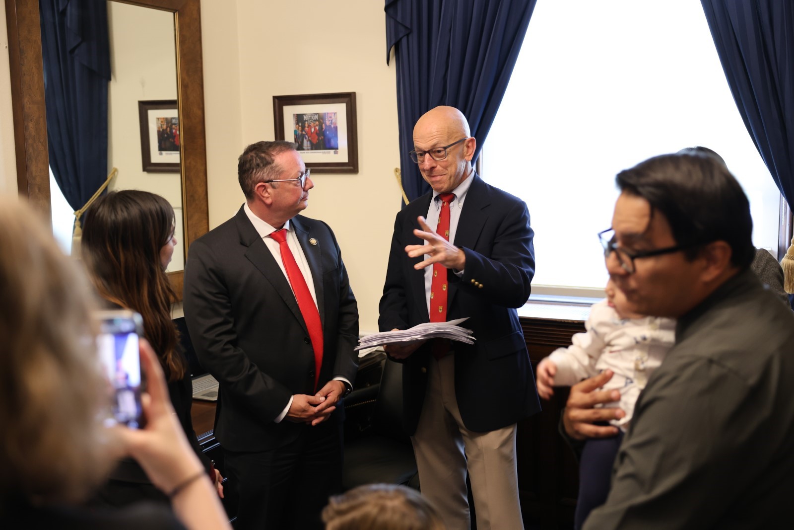 Photos with Rep. Burlison 