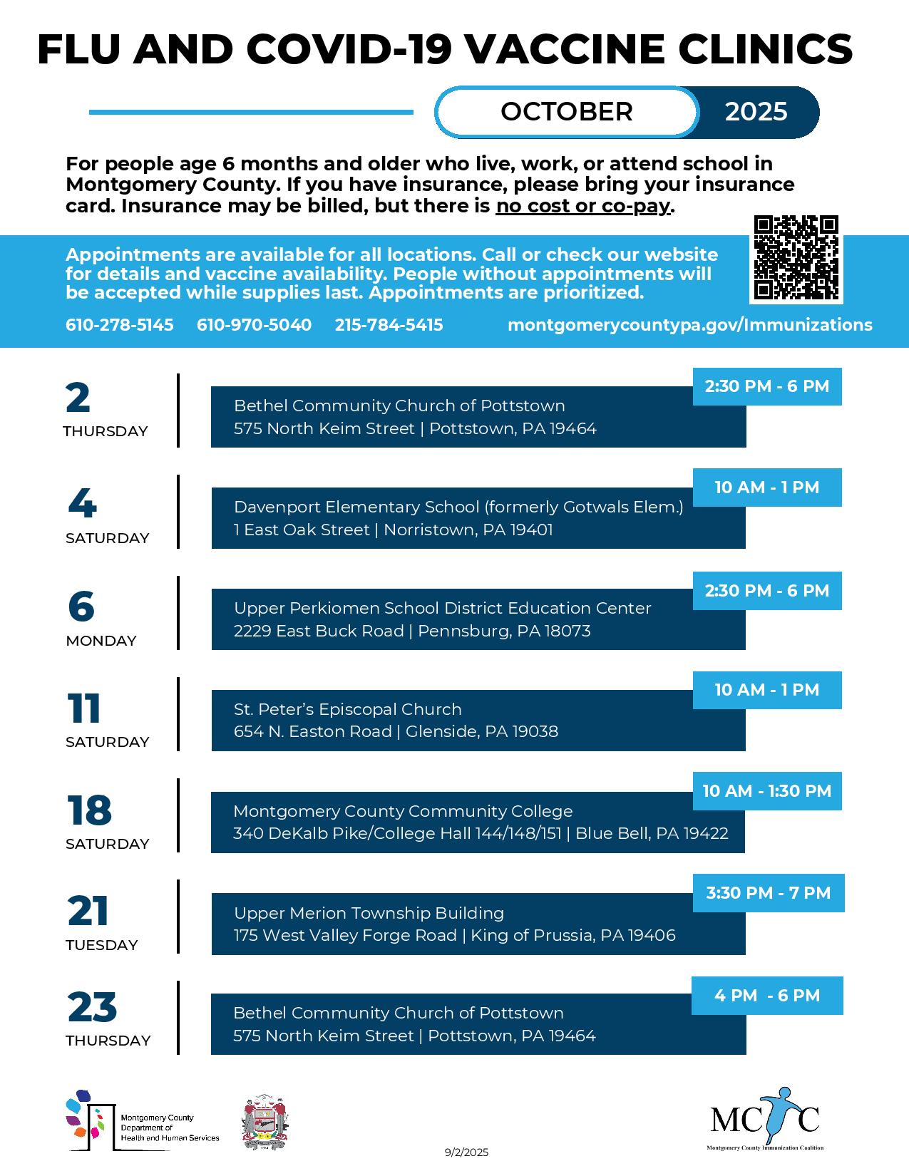 Flu and Covid Vaccine Clinics