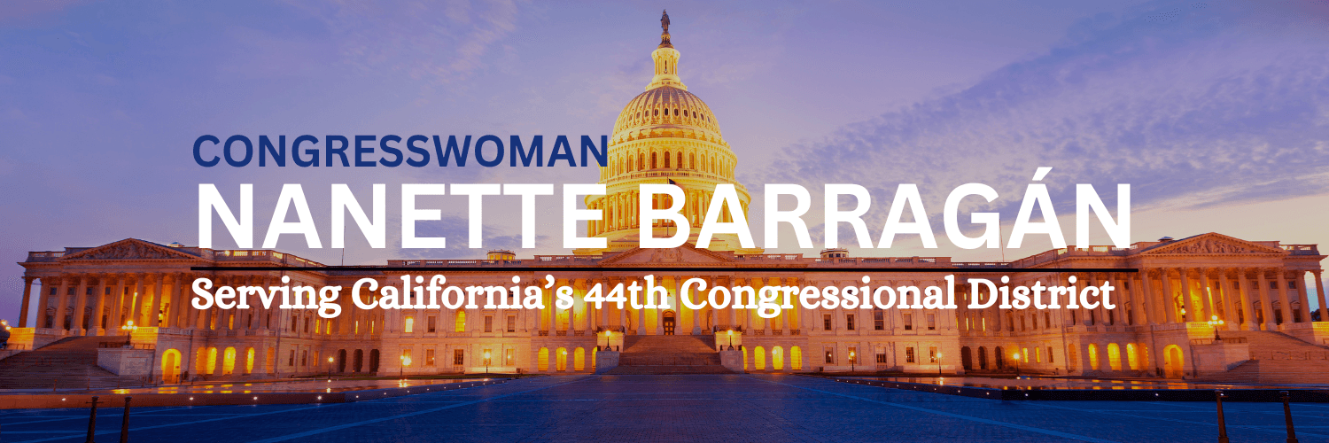 Rep. Nanette Diaz Barragan newsletter banner image
