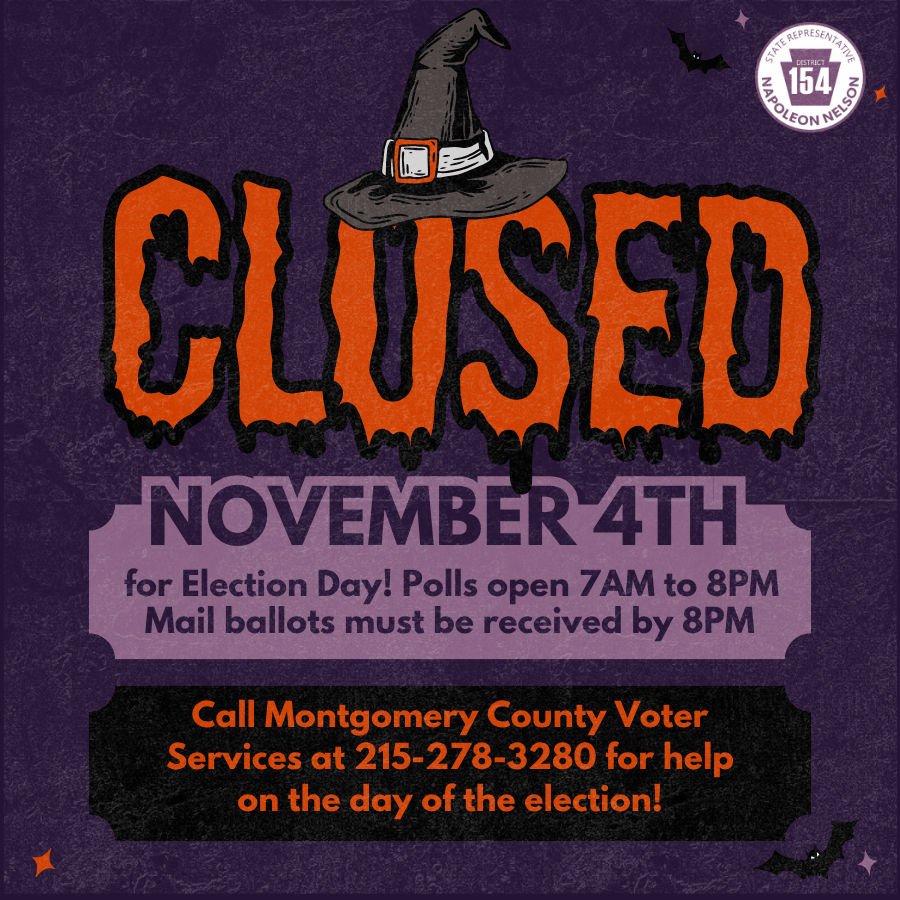 Office closed for Election Day