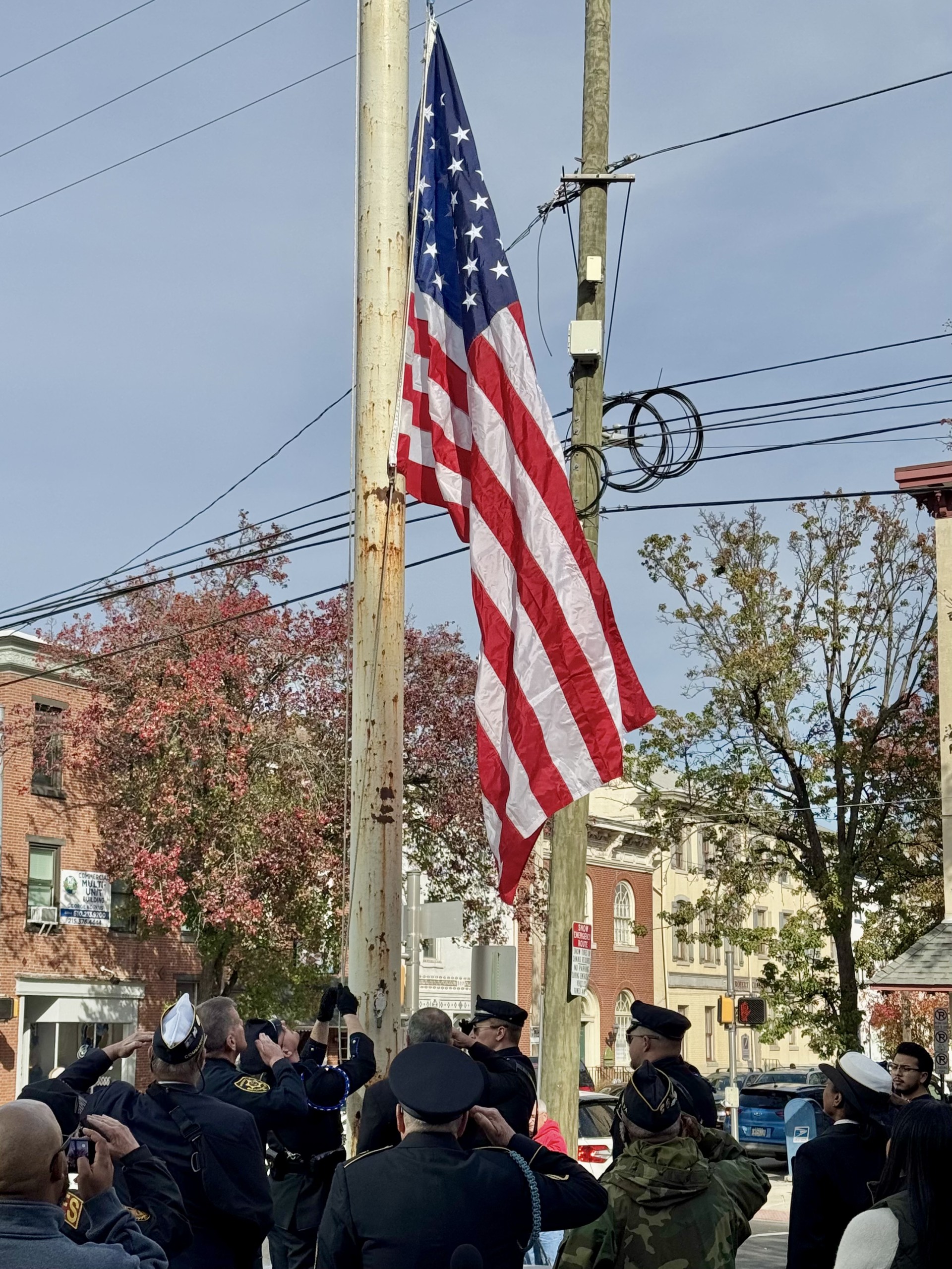 Veterans Flag Raising