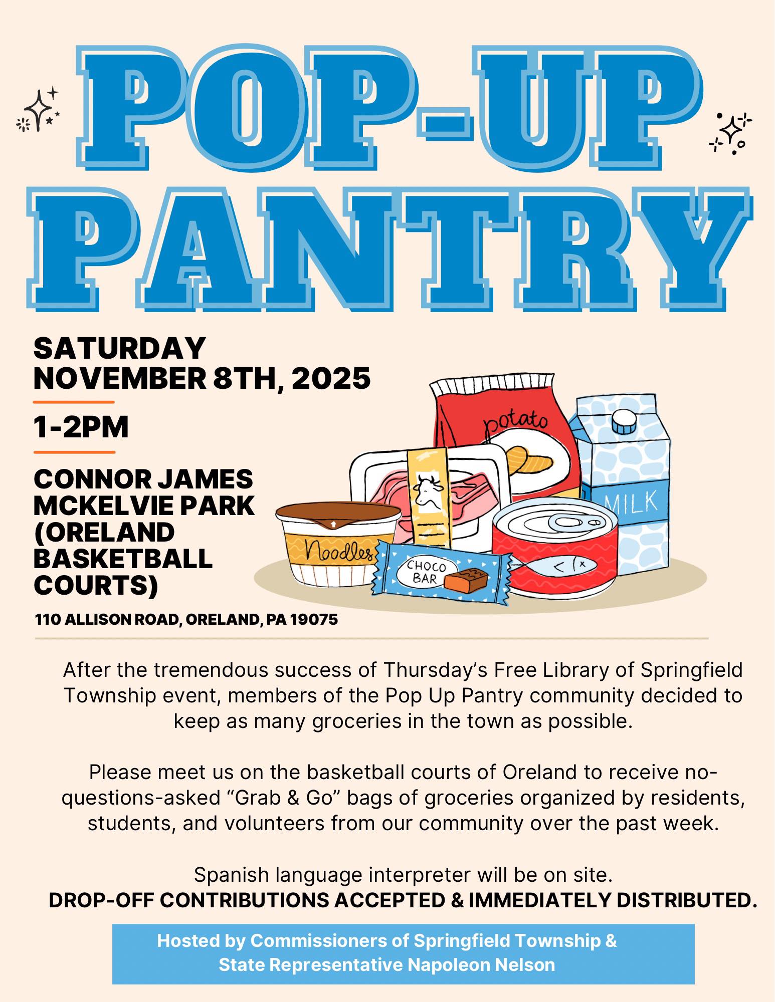 Pop Up Pantry in Oreland