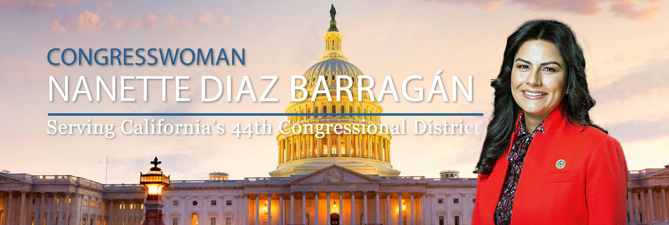 Rep. Nanette Diaz Barragan newsletter banner image