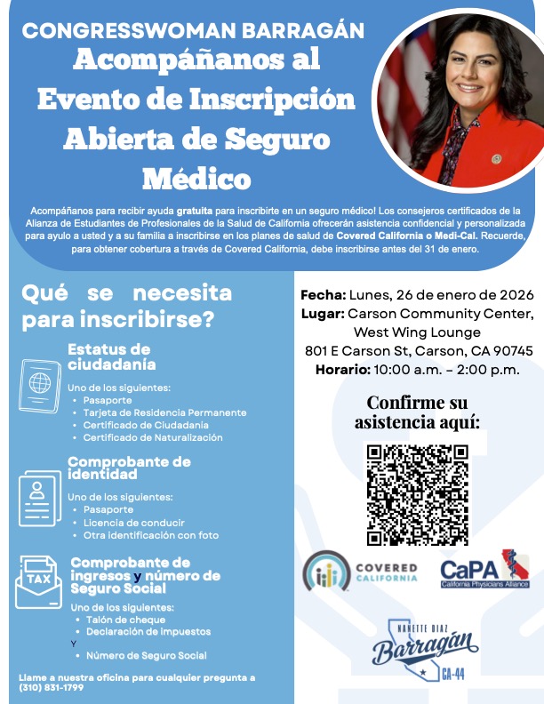 Rep. Nanette Diaz Barragan newsletter banner image