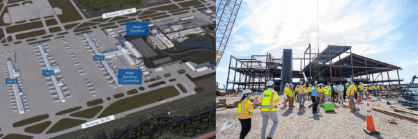 Dulles Master Plan and Concourse E Celebrates Topping Off Milestone