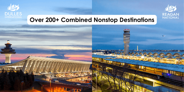Over 200+ Combined Nonstop Destinations