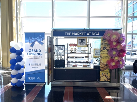 Pop up retain at Reagan National Airport