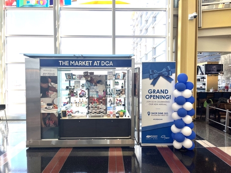 Pop up retain at Reagan National Airport