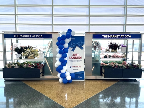 Pop up retain at Reagan National Airport