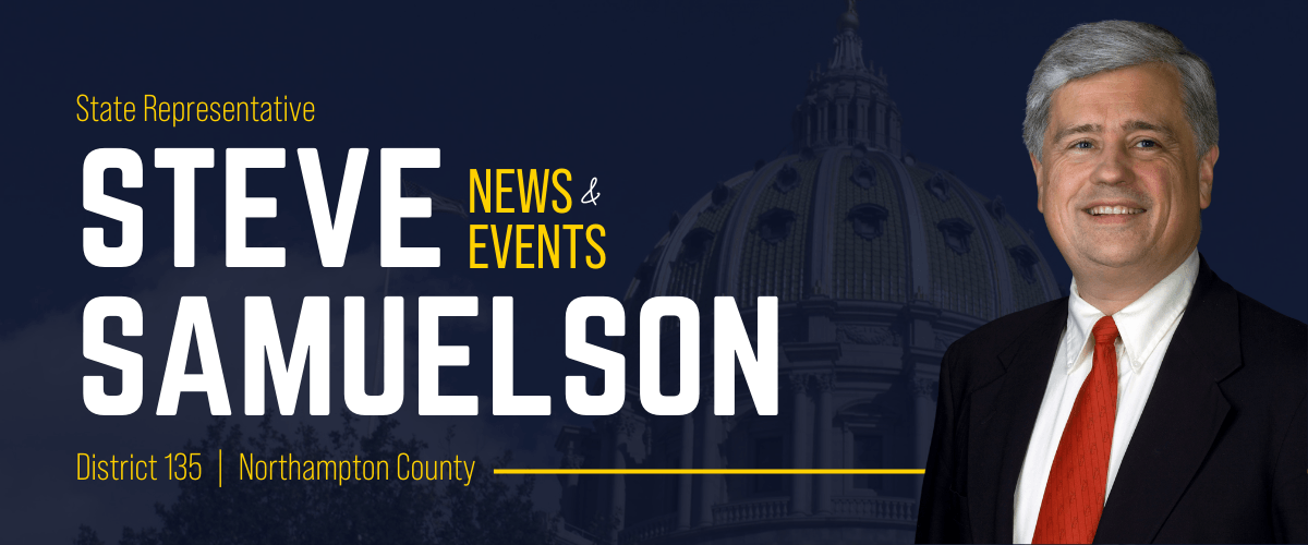 PA Representative Steve Samuelson banner image