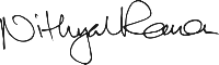 Councilmember Nithya Raman's signature