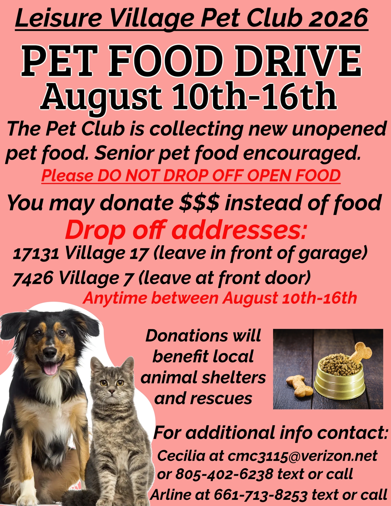 Pet Food Drive