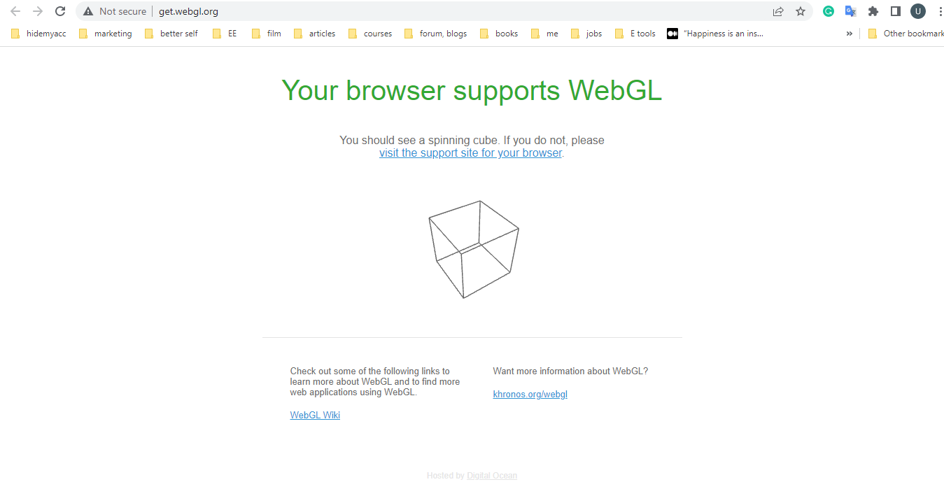 Check WebGL 